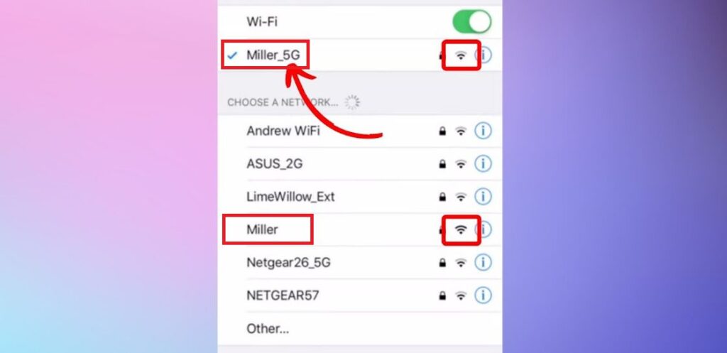 Checking Your Wi-Fi Name