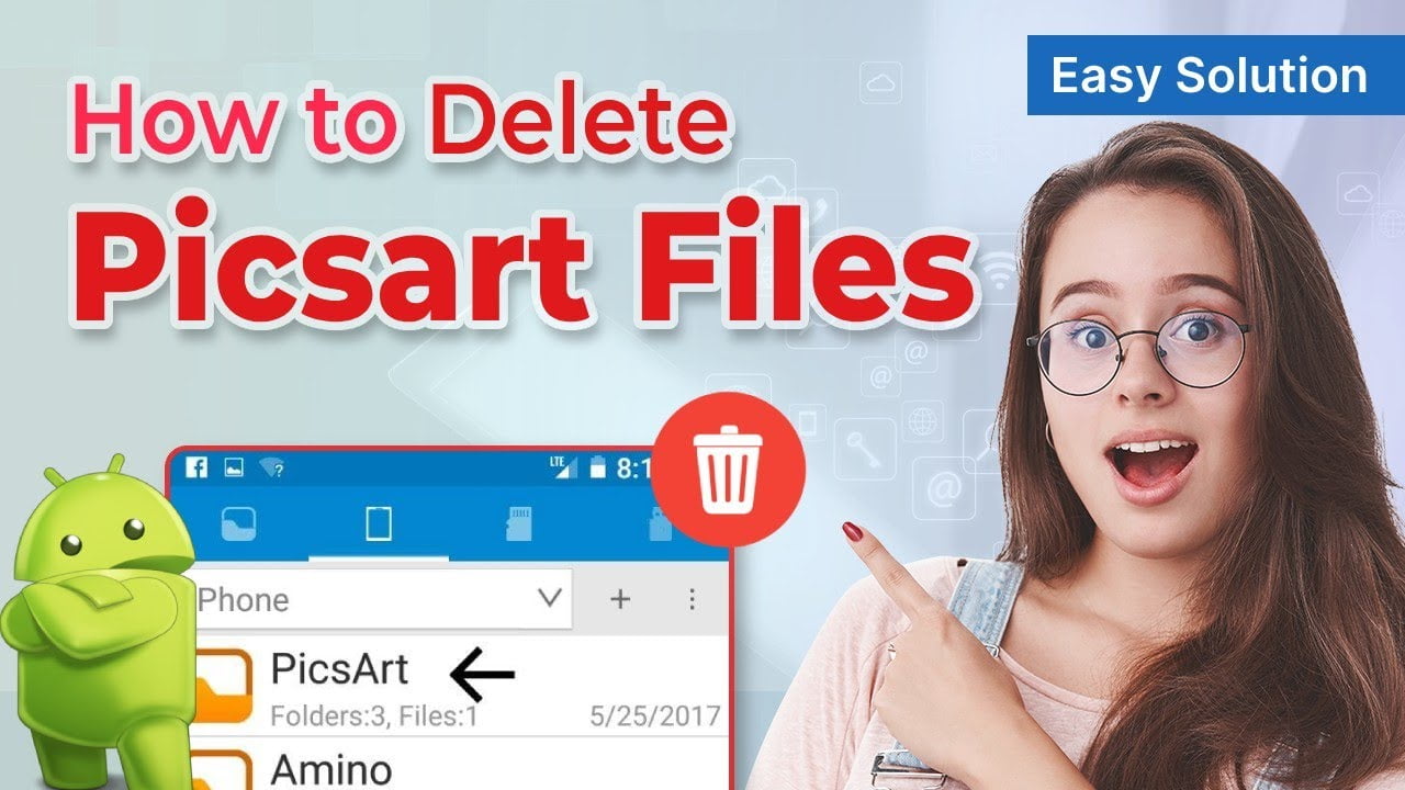 How To Delete PicsArt Image Files On Android Phone