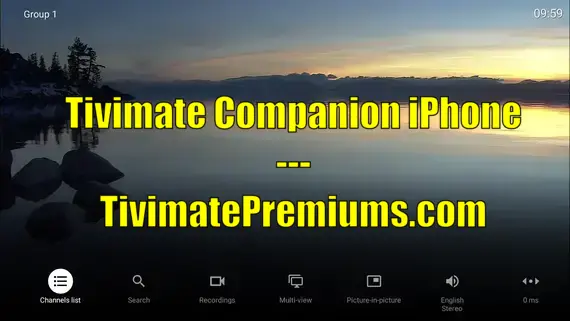 Tivimate Companion iPhone iOS