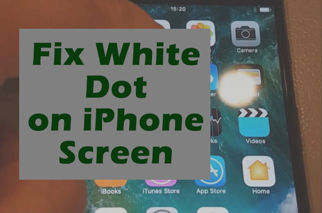 How do you Fix White Spots on the Phone Screen?